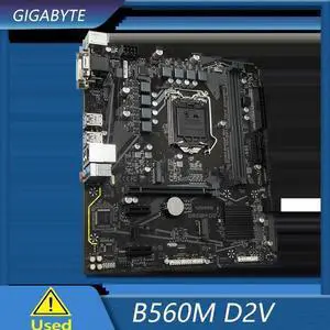 B560M D2V Ultra Durable Motherboard with Direct 6+2 Phases Digital VRM, Full PCIe 4.0* Design, PCIe 4.0 M.2, 8