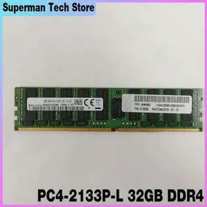 For RAM X3550 X3650 M5 46W0800 46W0802 47J0254 LRDIMM Server Memory Fast Ship PC4-2133P-L 32GB 4DRX4 DDR4