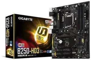 B250 HD3 Desktop Motherboard A 1151 Support 6th/7th-Gen i7 i5 i3 DDR4 64GB M.2 SSD