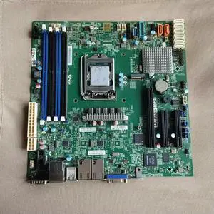 For X11SSH-F single channel server motherboard C236 chip supports processor