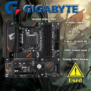 B460M PRO motherboard DDR4 128GB PCI-E 3.0 M.2 HDMI-compatible Display Placa-Mãe 1200 Micro ATX