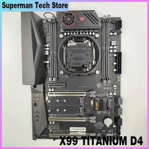 X99 TITANIUM D4 LGA2011 DDR4 128G ATX Motherboard For JGINYUE