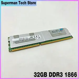 1pcs For 708643-B21 712384-081 715275-001 PC3-14900L ECC REG LRDIMM Server Memory Fast Ship 32GB DDR3 1866