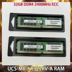 1pcs For UCS C200 C220 C240 M4 Memory UCS-MR-1X322RV-A 32GB DDR4 2400MHz ECC RAM