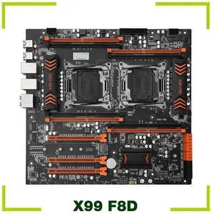 For X99 Motherboard Dual CPU X99 LGA 2011-3 E5 V3 DDR4 RECC X99 F8D