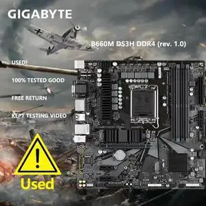 B660M DS3H AX DDR4 Motherboard Micro-ATX For B660 Chipset