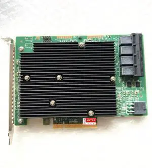 For ZFS TrueNAS UNRAID LSI SAS 9300-16i RAID Controller Card 12Gbps HBA BUS Adapter IT Mode SATA PCIe Expander Card