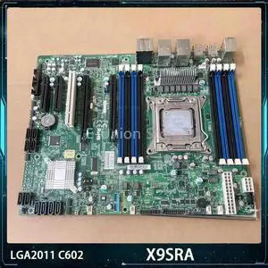 X9SRA For LGA2011 C602 2*PCI-EX16 Support E5 2600 Series Workstation Motherboard X79