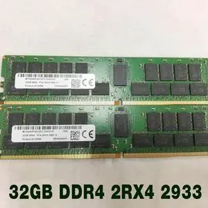 1 pcs MTA36ASF4G72PZ-2G9EUG For MT RAM 32G ECC REG Server Memory Fast Ship 32GB DDR4 2RX4 2933