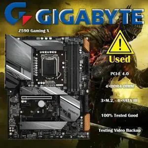 Z590 Gaming X A1200 M.2 NVME, SATA III, USB 3.0 DDR4 ATX Motherboard