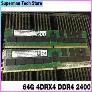 1 Pcs NF8460 NF5460 NF5288 NF5280 M4 M5 For Inspur Server Memory 64GB ECC RAM 64G 4DRX4 DDR4 2400