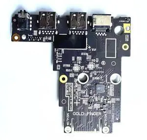 0R31V9 R31V9 USB Audio RJ45 LanBoard For M18 R1 R2 Laptop