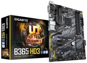 B365 HD3 Motherboard B365 A 1151 DDR4 ATX M.2 VGA DVI Core