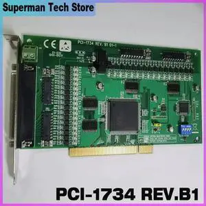 For Advantech Data Acquisition Card PCI-1734 REV.B1 Switch control signal sensor