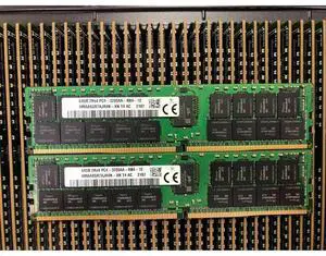 1 Pcs RAM 64GB DDR4 3200MHz 3200 HMAA8GR7CJR4N-XN PC4-3200AA ECC REG RDIMM For SK Hynix Server Memory