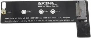 NVMe M2 SSD Converter Card to for Apply Mac Mini 2014 A1347 MEGEN2 MEGEQ2 Adapter Raiser PCI Express NGFF 760P 600P Riser Ca