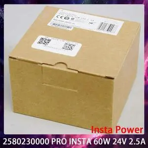 2580230000 PRO INSTA 60W 24V 2.5A Insta Power DIN-Rail Power Supply For Weidmuller Works ly Fast Ship