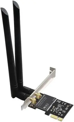 Wireless Adapter Card 1300Mbps Dual Band 5.GHz/2.4GHz PCI Express Wi-Fi Network Adapter Card for Desktop