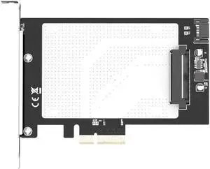 3.0 X4 to U.2 SFF-8639 Adapter Card U2 SSD GEN3 Card PCI-E Expansion Card X4 to 2.5Inch SATA Riser Card
