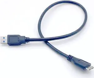 2PCS USB 3.0 Cable SuperSpeed USB3.0 Type A to Micro B Data Sync Charge Cable for External Hard Drive Disk HDD Samsung S5 Note3