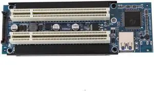 Desktop PCI-Express PCI-e to PCI Adapter Card PCIe to Dual Pci Slot Expansion Card USB 3.0 Add on Cards Convertor