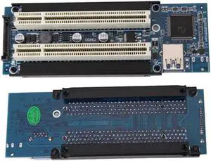 Card PCI-E Express X1 to Dual PCI Extend Adapter Connector Card Add Expansion Card For PC Computer Windows XP LINUX