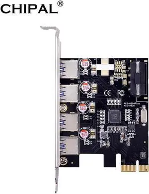 4 port USB 3.0 PCI-e Expansion Card PCI express PCIe USB 3.0 hub adapter 4-port USB3.0 controller USB 3 0 PCI e PCIe express 1x