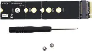 Expansion Card 4 Layer PCB PCI-e M.2 NGFF M Key Extender Adapter PCI-E m.2 Card Converter with Screws