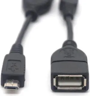 2PCS Micro USB OTG Cable Data Transfer Micro USB Male to Female Adapter for Samsung HTC Android