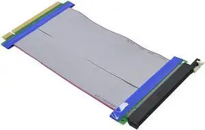 PCI-E 16X to 16X Riser Card PCIe X16 Extender Flexible Ribbon Extension Cable Adapter for Mining Machine