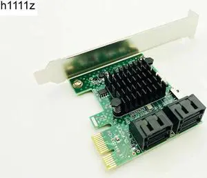 Add On Cards PCIE/PCI-E/PCI Express SATA3 SATA 3 Controller SATA Multiplier/Expansion PCI E Adapter + Low Profile Bracket