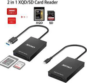 Multi-Function Type-c To XQD Card Reader USB 3.0 Card Reader Speed Up to 5Gbps for M/G Memory Card for SD Card XQD Card