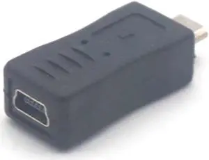 2pcs Micro USB Male to Mini USB Female B Type Charger Adapter Connector Converter 2pcs Micro USB Male to Mini USB Female B Type Charger Adapter Connector Converter