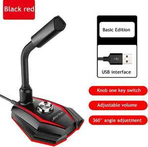 USB Microphone HD Sound Card With Speaker Headset Jack Free Drive Noise Reduction Rotate Receiver For Computer Mobile Phone