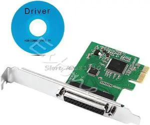 Port DB25 25Pin LPT Printer to PCI-E Express Card Converter Adapter Drop Shipping