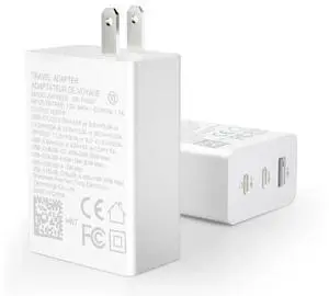 USB C Charger, 65W 3 Port Foldable USB C Wall Charger, PD 3.0 Fast GaN Charger Block Compatible for Mac-Book,i-Pad,i-Phone 14 13 12 Pro Max, Galaxy S23 S22 S21 S20 Note 20, Steam Deck,Switch (White)