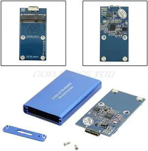 Mini USB 3.0 to mSATA SSD Adapter Card External Enclosure Case Cover Box AU Drop Shipping