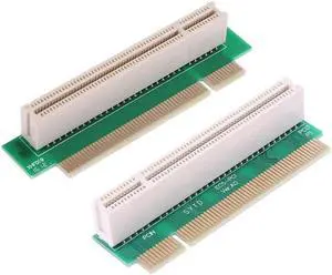 Card Forward/Reverse PCI Male to Female 32Bit Right Angle Riser Extension for 1U PCI Chassis computer Case