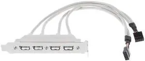 9Pin Header to 4Port USB 2.0 Female Cable PCI