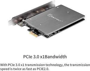 express 3.0 Dual M.2 SATA SSD Card e3.0 to 2x NGFF B + M Key Slot Adapter -e to BKEY Jmb582