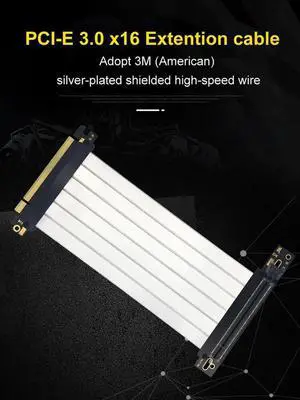 Express Riser Cable X16 10cm/25cm for High Speed Graphics Cards E Extender Connector
