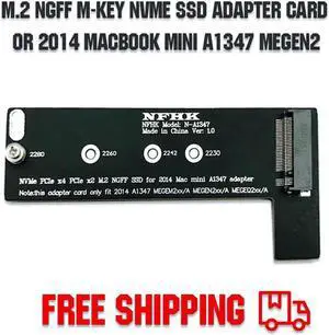 key NVe 2 SSD to For Apply ac ini 2014 A1347 EGEN2 EGE2 EGEQ2 adapter PCI express NGFF 760P 600P riser card