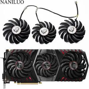 PLD10010S12HH PLD09210S12HH 4Pin Cooler Fan Replacement For MSI GEFORCE GTX 1080 Ti Gaming X Trio Graphics Card Cooling Fans