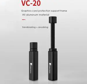 Graphics Card GPU Brace Support Adjustable Aluminum VGA Card Holder Telescopic Rotary Video Graphics Card Bracket For PC Desktop