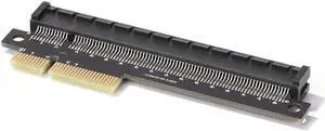 PCIE 4X to 16X Riser Card Expansion Steering Adapter PCI Express Riser Card x4 to x16 Video Graphics Adapter Converter PCIE 4X to 16X Riser Card Expansion Steering Adapter PCI Express Riser Card x4 to x16 Video Graphics Adapter Converter