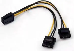 10pcs 6pin Female Graphics Card GPU to Molex IDE Dual 2 x 4pin Female to Power Supply cable PCIe PCI-e 6 pin male to 4pin Female 10pcs 6pin Female Graphics Card GPU to Molex IDE Dual 2 x 4pin Female to Power Supply cable PCIe PCI-e 6 pin male to 4pin Female