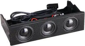 5.25" Internal Stereo Surround Speaker PC Front Panel Computer Case Built-in Music Loudspeakers