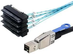 Aomoproing with Mini SAS HD SFF-8644 \u2014 to SFF-8482 29P 2-in-1 SATA Hard Drive Data Cable, 28AWG Copper, 12G High-Speed Harness (2M/78.74in) Aomoproing with Mini SAS HD SFF-8644 \u2014 to SFF-8482 29P 2-in-1 SATA Hard Drive Data Cable, 28AWG Copper, 12G High-Speed Harness (2M/78.74in)