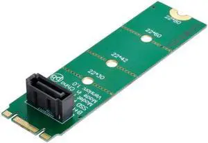 Aomoproing Motherboard NGFF B/M-key M.2 to Vertical SATA 7pin Hard Disk Drive SSD PCBA Extension Adapter Aomoproing Motherboard NGFF B/M-key M.2 to Vertical SATA 7pin Hard Disk Drive SSD PCBA Extension Adapter