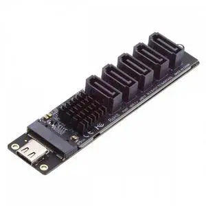 Aomoproing 10Gbps USB-C Type-C to NGFF Key B+M SATA 6Gbps 5 Ports Adapter Converter PM Port Multiplier Selector JMB575 JMS580 Aomoproing 10Gbps USB-C Type-C to NGFF Key B+M SATA 6Gbps 5 Ports Adapter Converter PM Port Multiplier Selector JMB575 JMS580